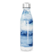 Garrafa Inox - Azul com Estampa de Ondas
