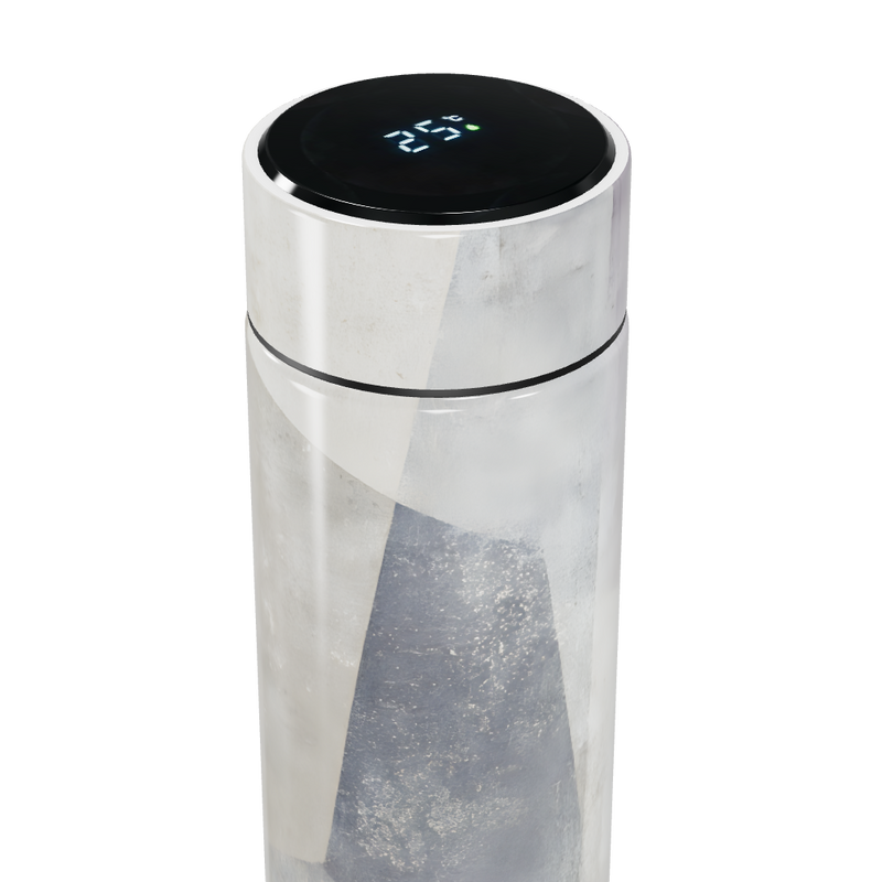 Garrafa Térmica Touch - Cinza Marmorizada Inox