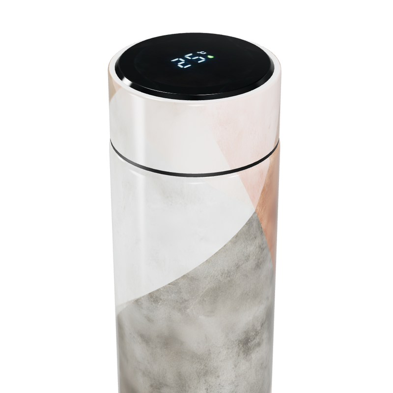 Garrafa Térmica Touch - Estampa Geométrica Moderna