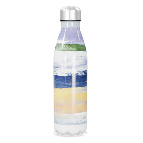 Garrafa Inox - Listras Coloridas