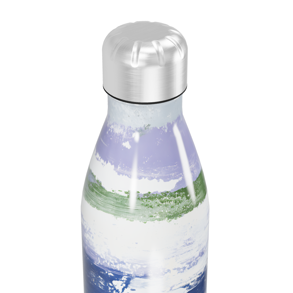 Garrafa Inox - Listras Coloridas