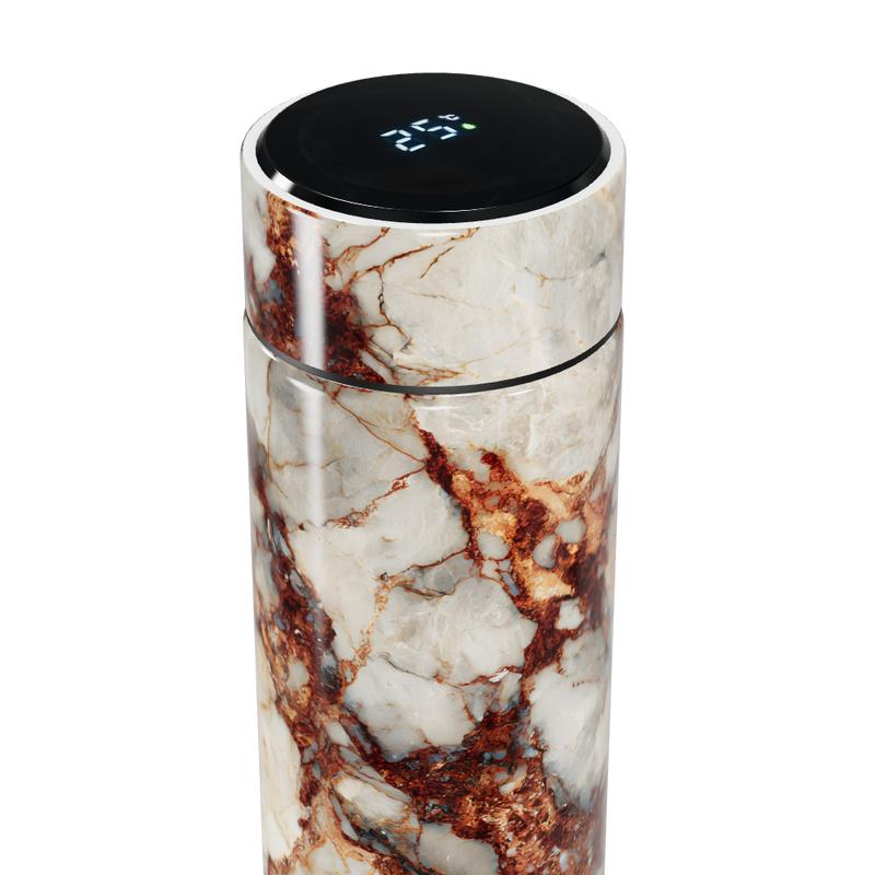 Garrafa Térmica Touch - Mármore Digital Display