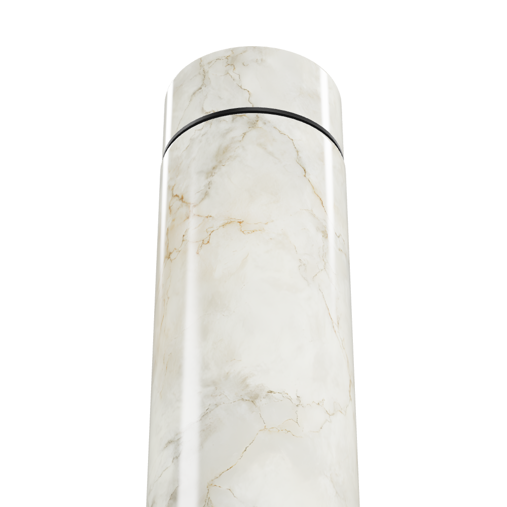 Garrafa Térmica Touch - Mármore Digital Branco