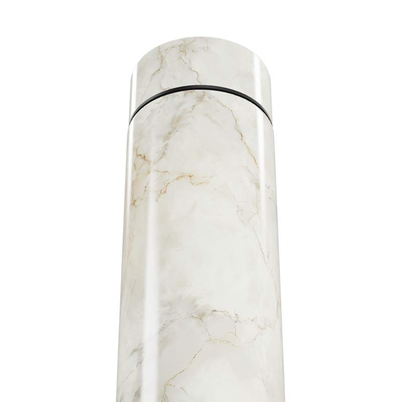 Garrafa Térmica Touch - Mármore Digital Branco