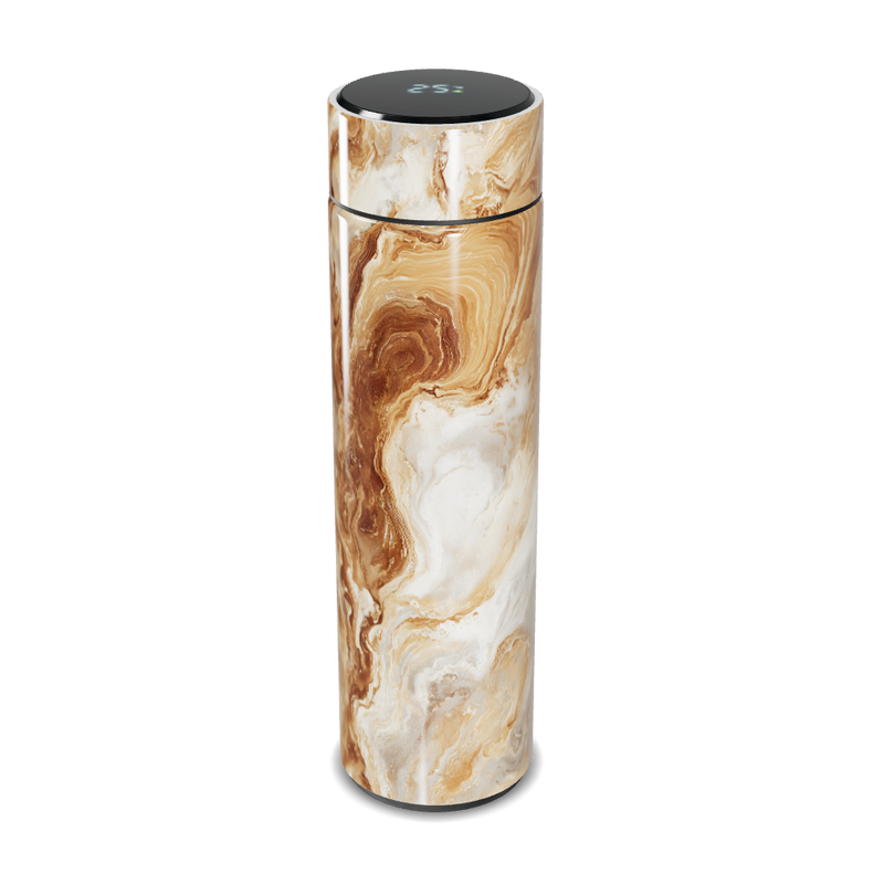 Garrafa Térmica Touch - Mármore Marrom