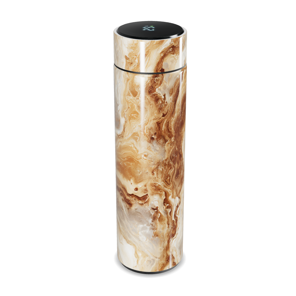 Garrafa Térmica Touch - Mármore Marrom