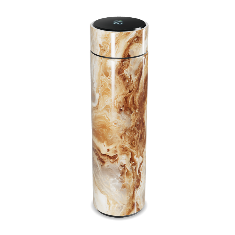 Garrafa Térmica Touch - Mármore Marrom