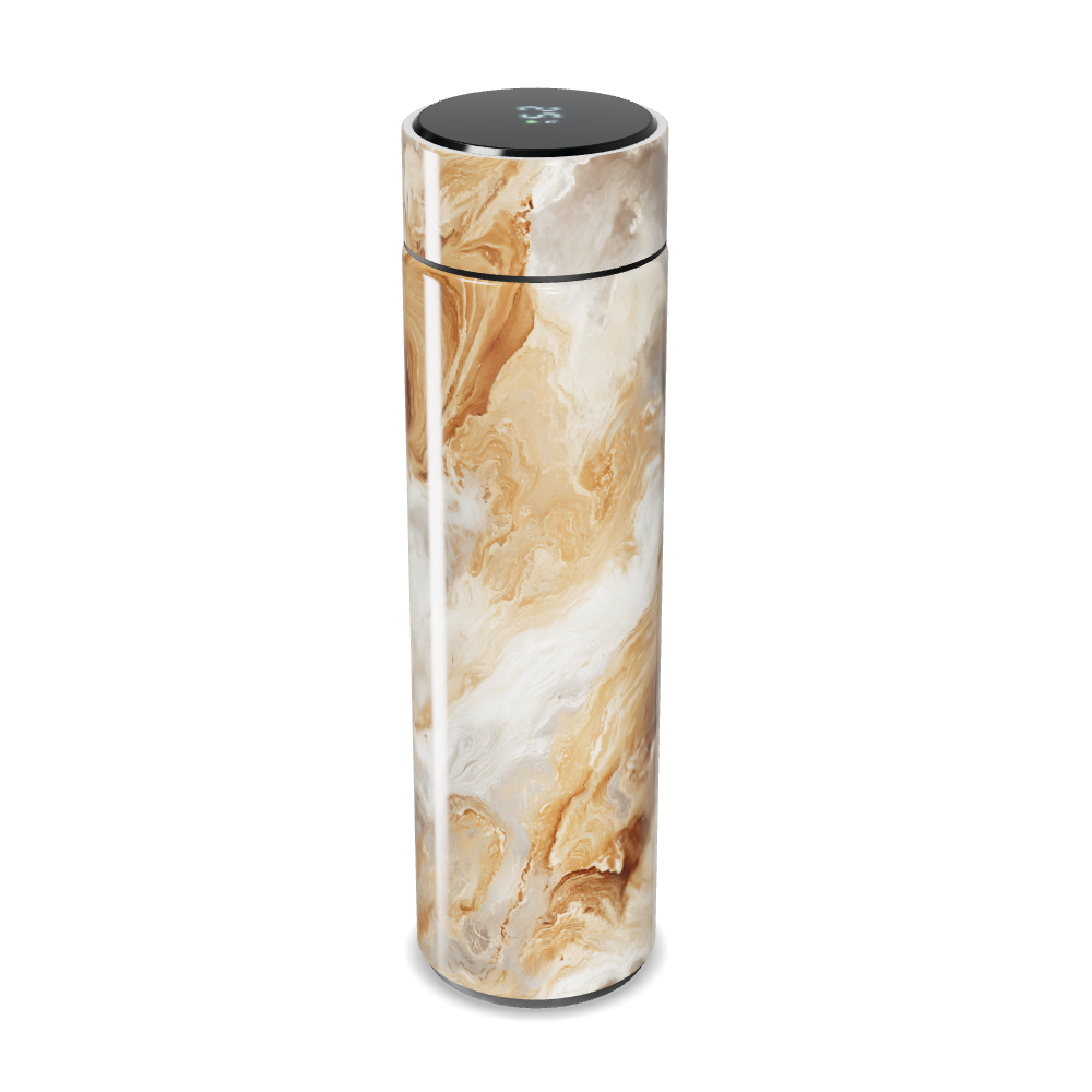 Garrafa Térmica Touch - Mármore Marrom