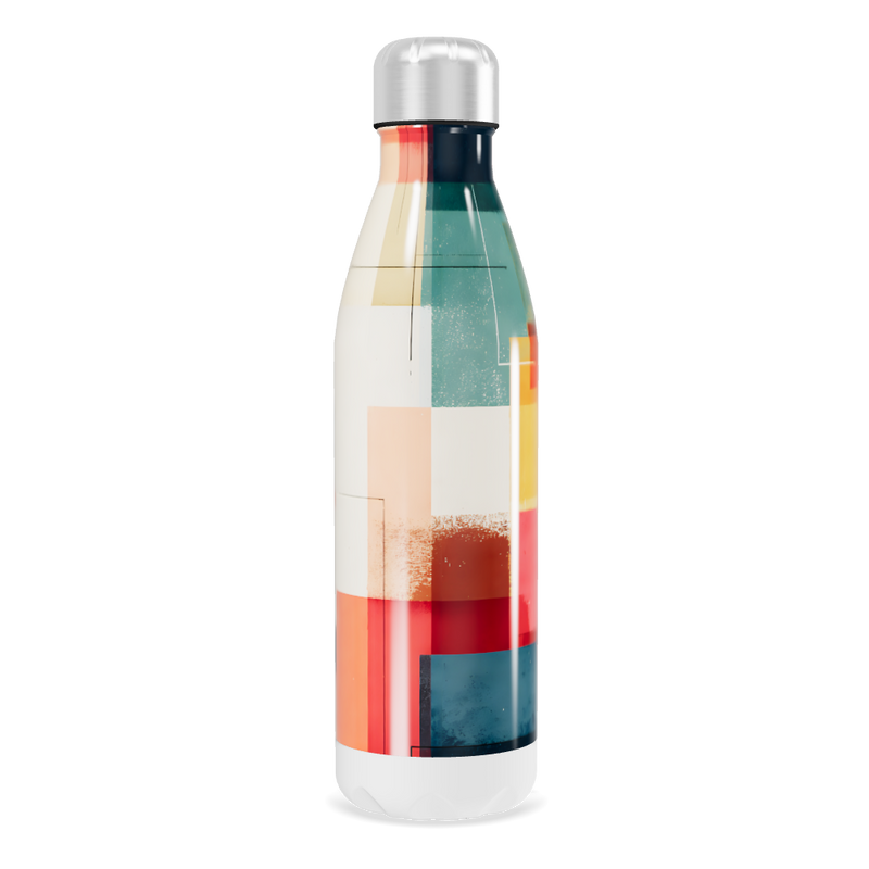 Garrafa Inox Estampada Multicor 500ml