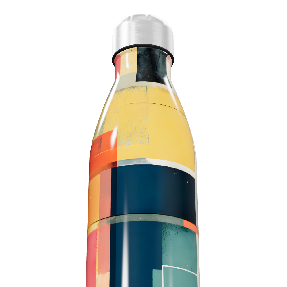 Garrafa Inox Estampada Multicor 500ml