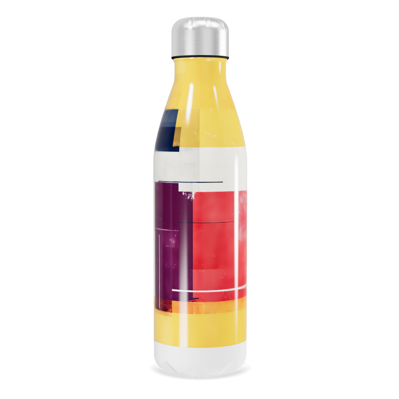 Garrafa Inox - Estampa Colorida Geométrica