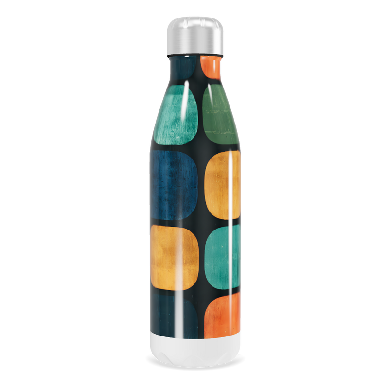 Garrafa Inox - Estampada Multicolorida