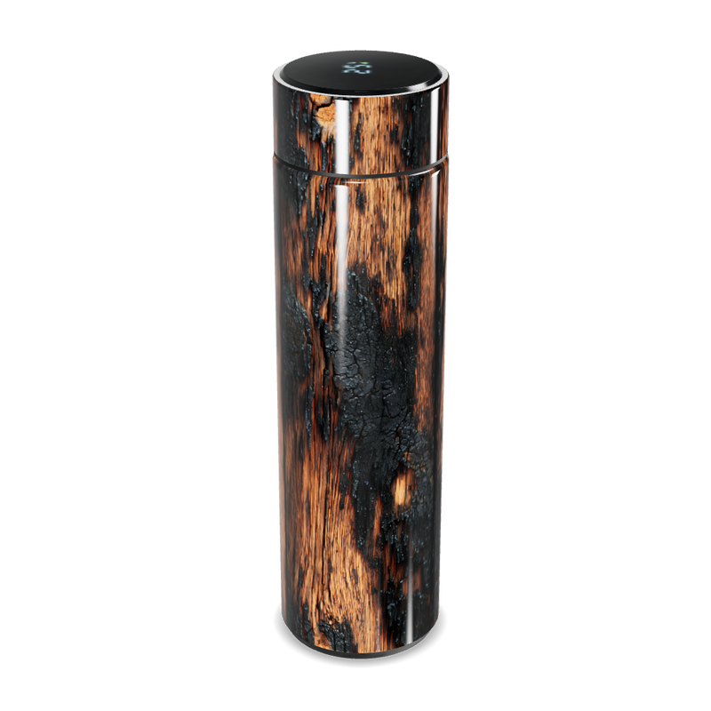 Garrafa Térmica Touch - Estampa Madeira Digital