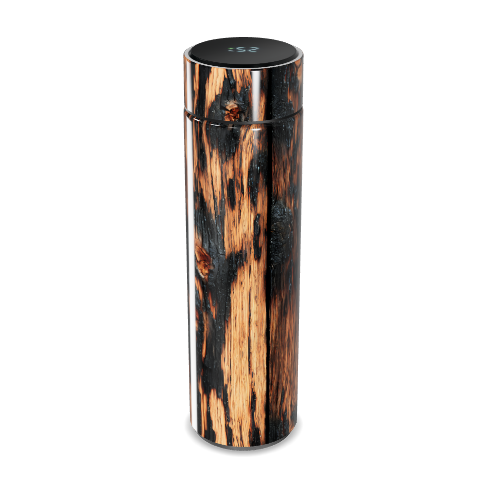 Garrafa Térmica Touch - Estampa Madeira Digital