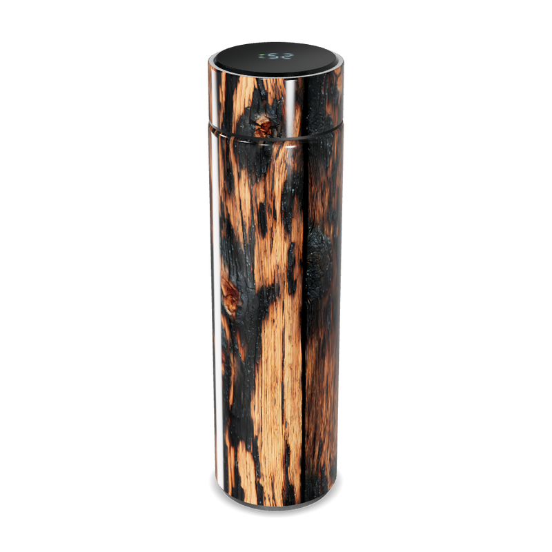 Garrafa Térmica Touch - Estampa Madeira Digital