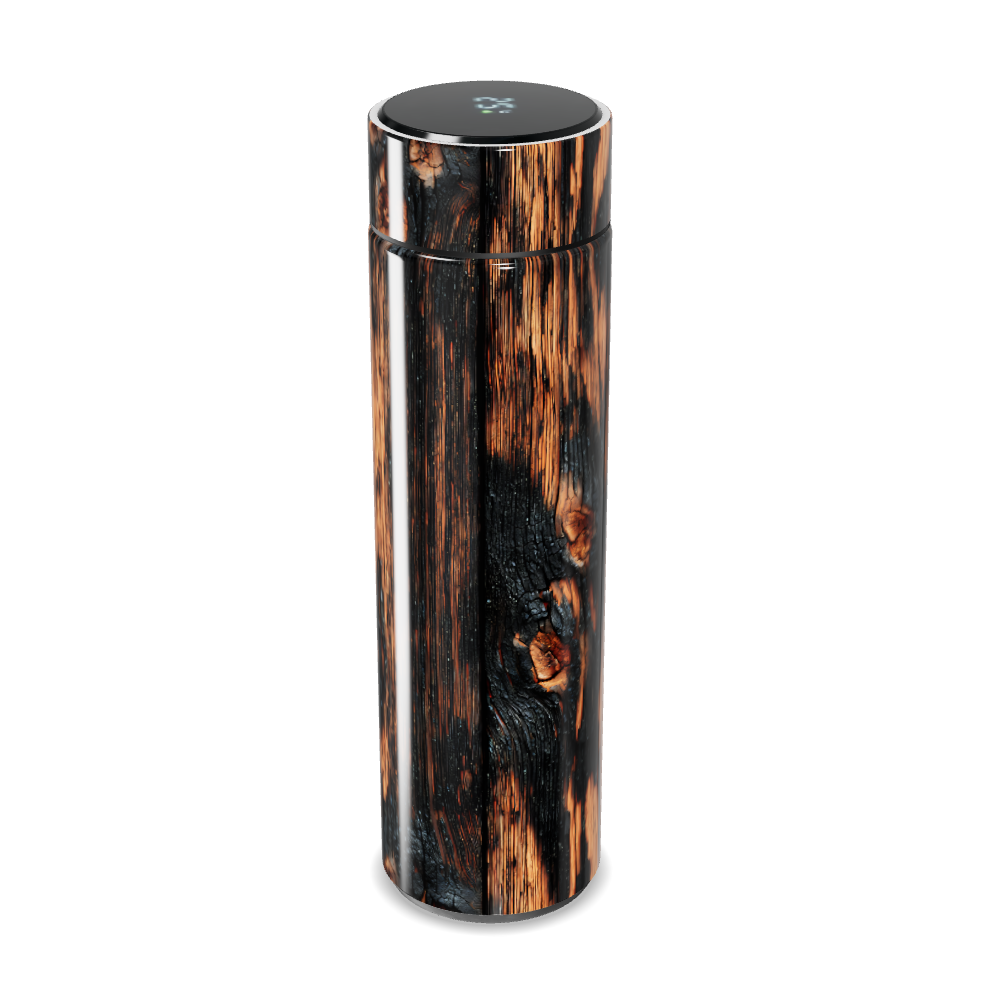 Garrafa Térmica Touch - Estampa Madeira Digital