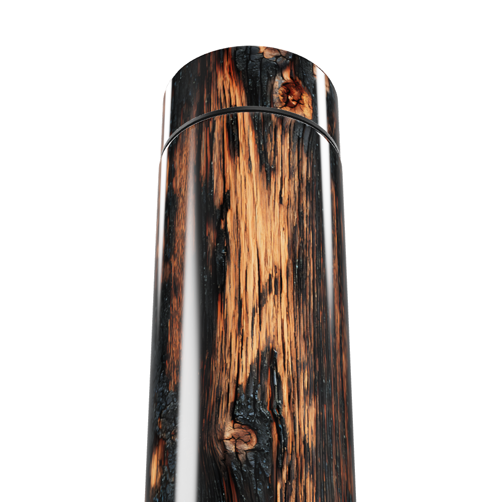 Garrafa Térmica Touch - Estampa Madeira Digital