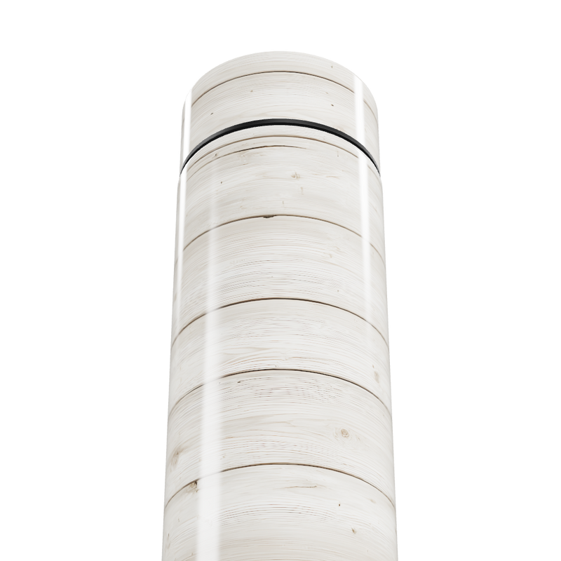 Garrafa Térmica Touch - Madeira com Display LED