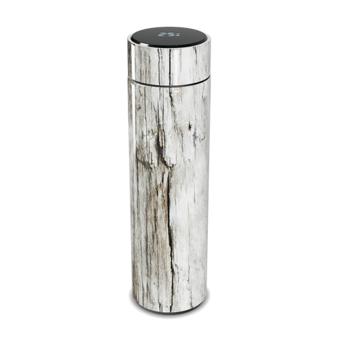 Garrafa Térmica Touch - Estampa Madeira Clara