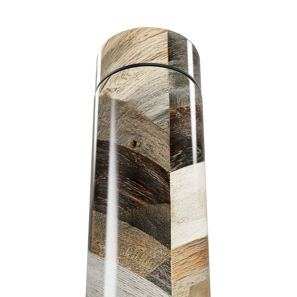 Garrafa Térmica Touch - Madeira Estampada Digital