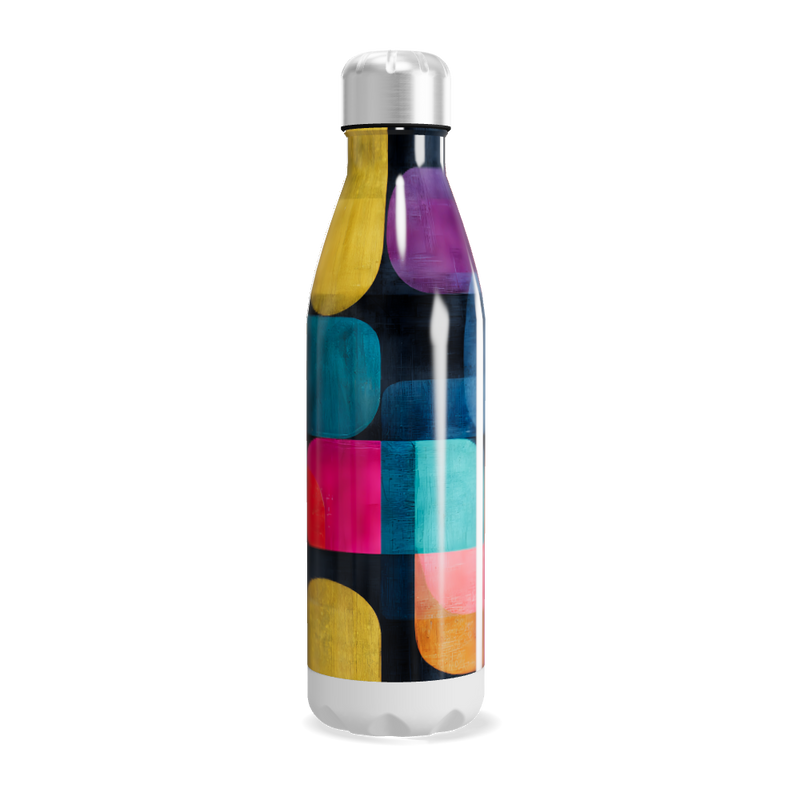 Garrafa Inox - Estampa Colorida