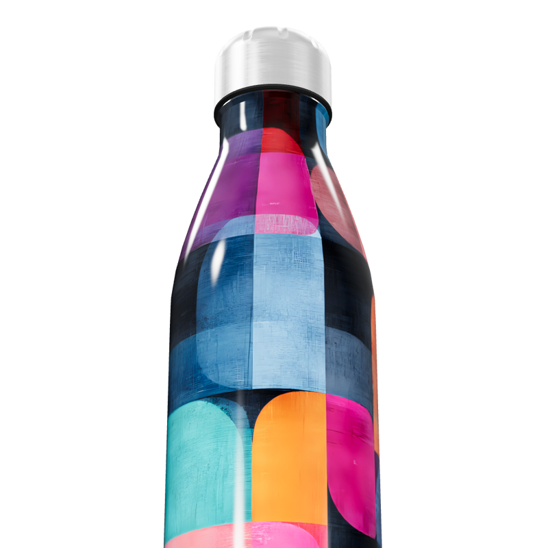 Garrafa Inox - Estampa Colorida