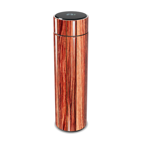 Garrafa Térmica Touch - Madeira Display Digital