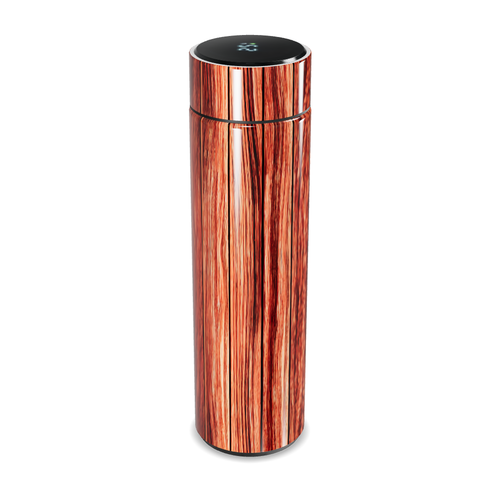 Garrafa Térmica Touch - Madeira Display Digital