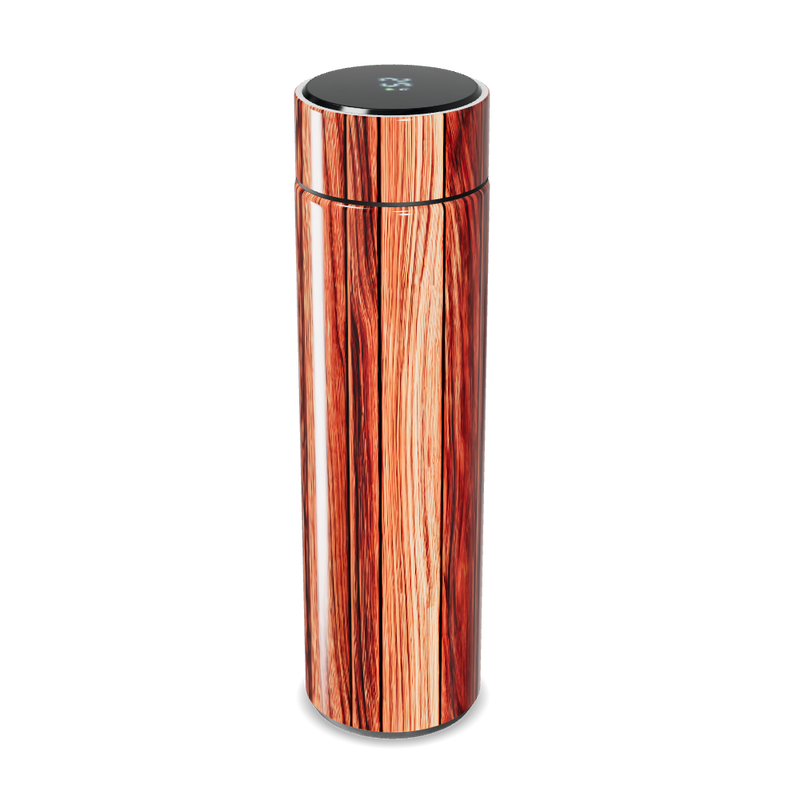 Garrafa Térmica Touch - Madeira Display Digital