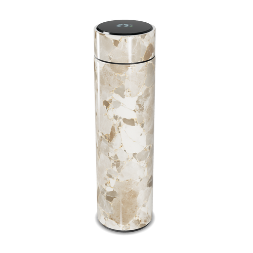 Garrafa Térmica Touch - Mármore Bege Digital
