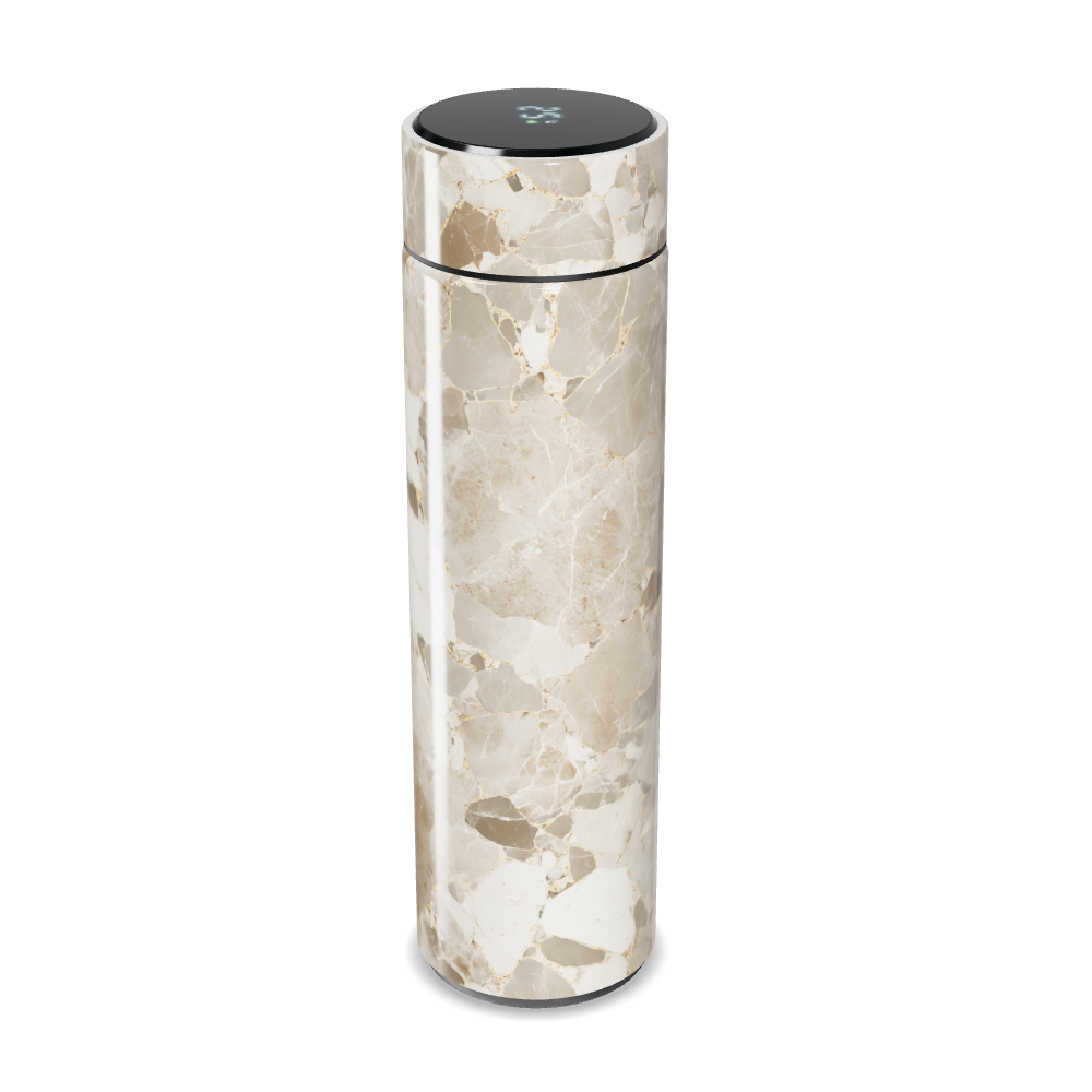 Garrafa Térmica Touch - Mármore Bege Digital