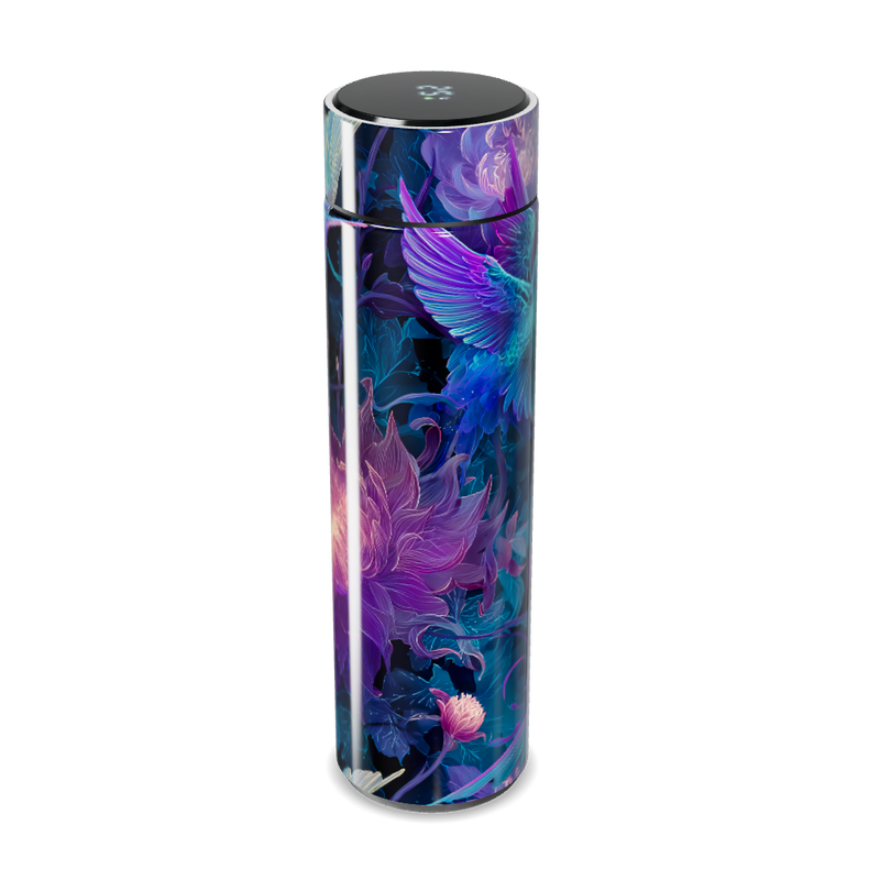 Garrafa Térmica Touch - Colibri Floral Azul