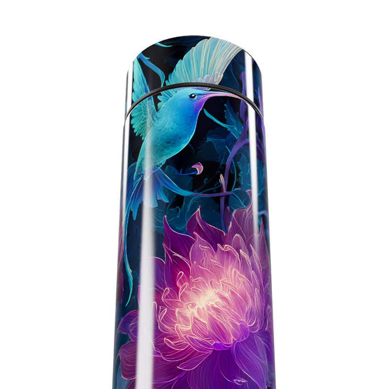 Garrafa Térmica Touch - Colibri Floral Azul