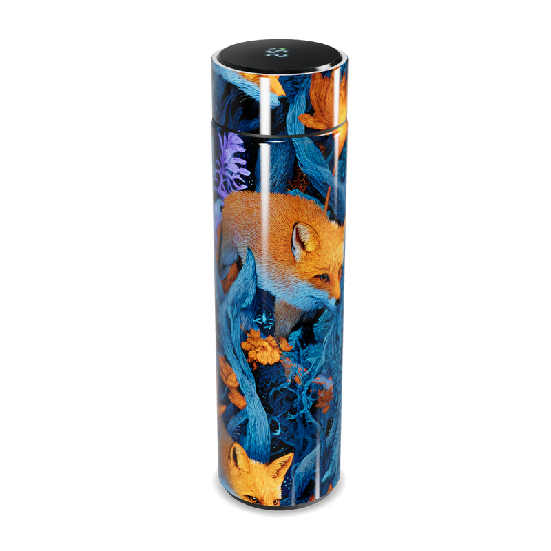 Garrafa Térmica Touch - Estampa Raposa Colorida