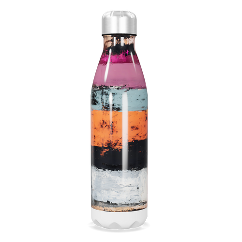 Garrafa Inox - Colorida com Listras
