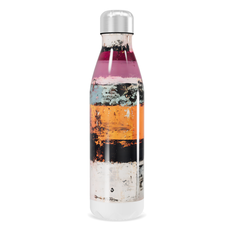 Garrafa Inox - Colorida com Listras