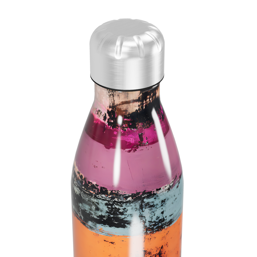 Garrafa Inox - Colorida com Listras