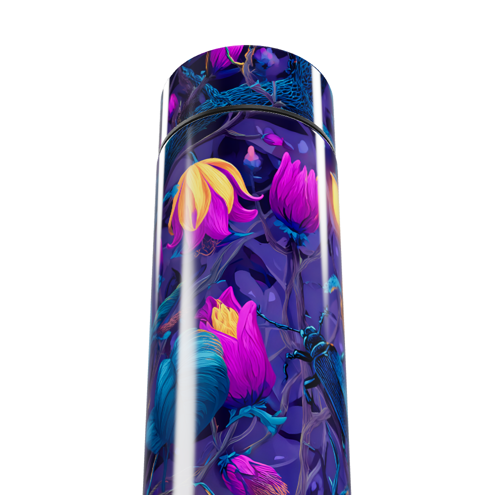 Garrafa Térmica Touch Floral Colorida