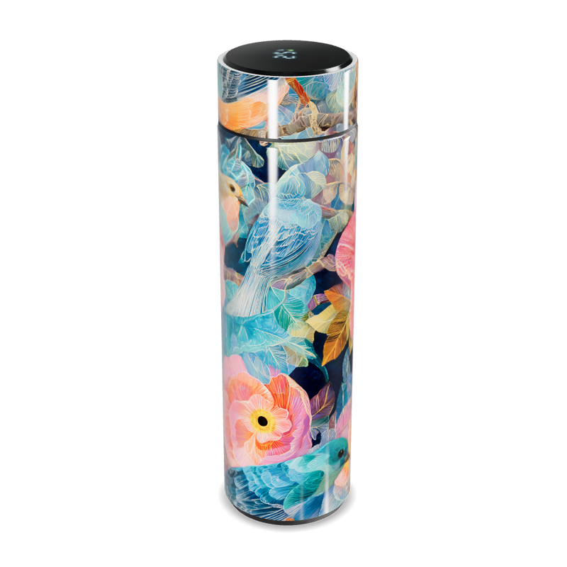 Garrafa Térmica Touch - Floral com Visor Digital
