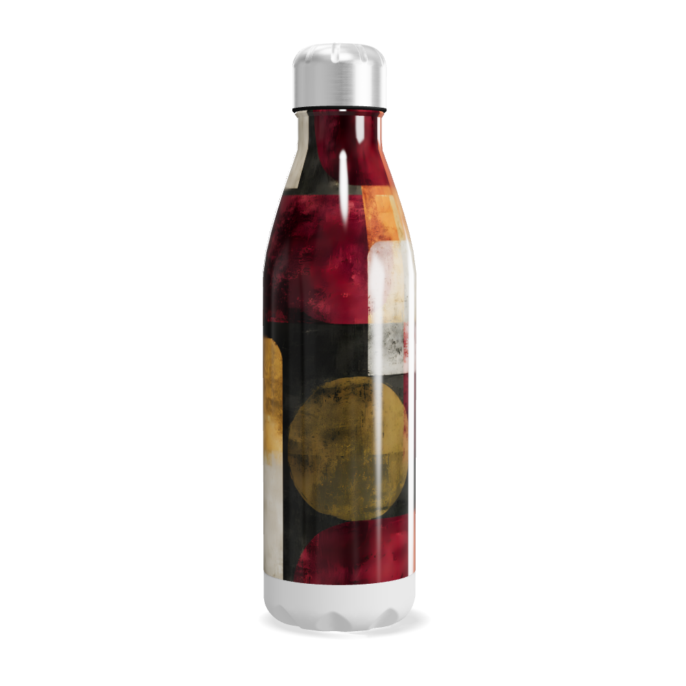 Garrafa Inox - Estampa Colorida Geométrica