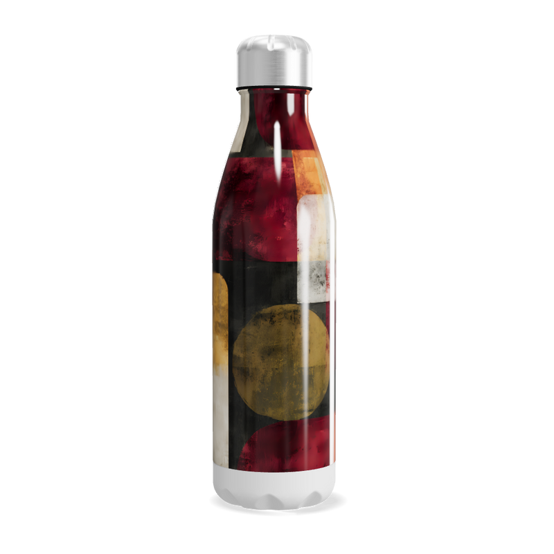 Garrafa Inox - Estampa Colorida Geométrica