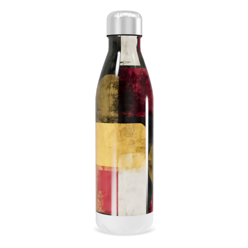 Garrafa Inox - Estampa Colorida Geométrica