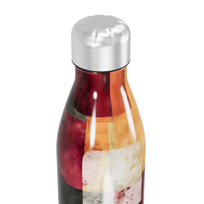 Garrafa Inox - Estampa Colorida Geométrica