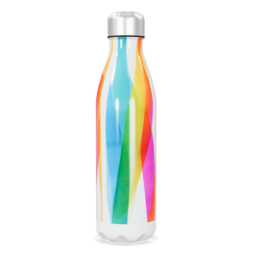 Garrafa Inox Estampada Colorida