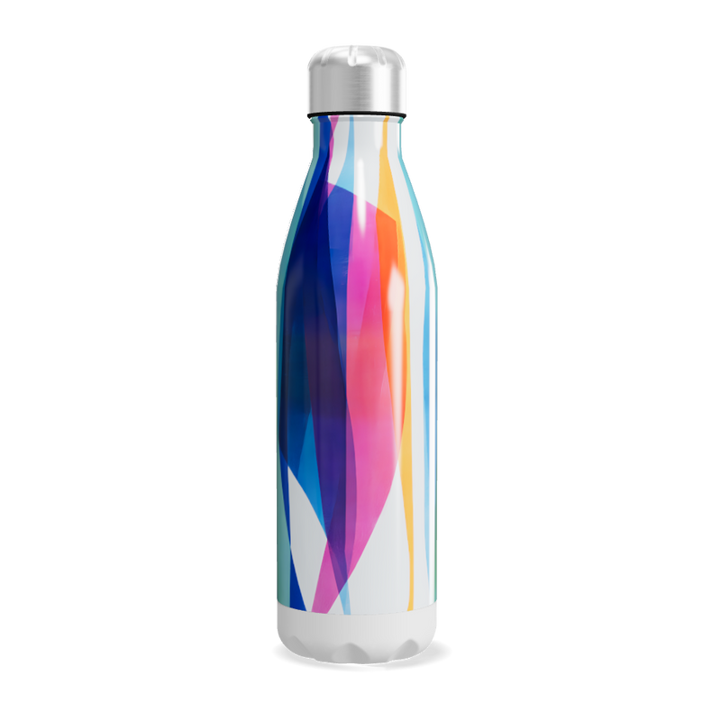 Garrafa Inox Estampada Colorida