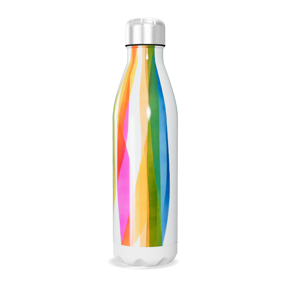Garrafa Inox Estampada Colorida