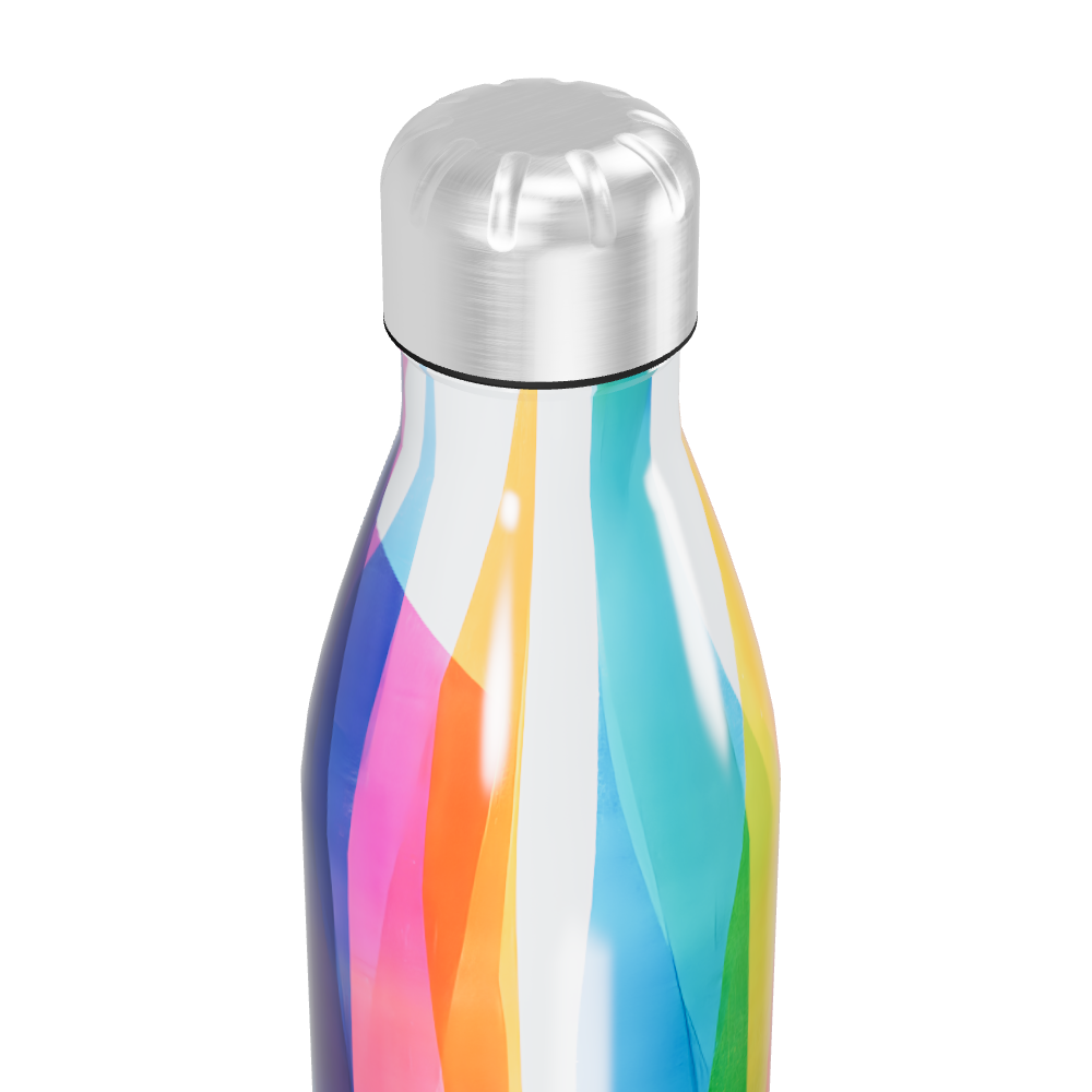 Garrafa Inox Estampada Colorida