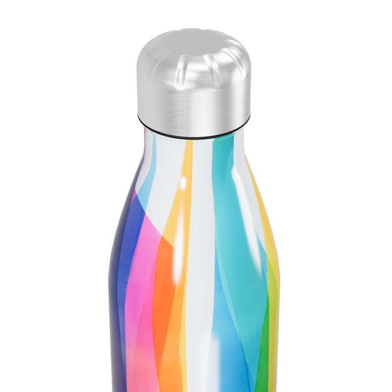 Garrafa Inox Estampada Colorida