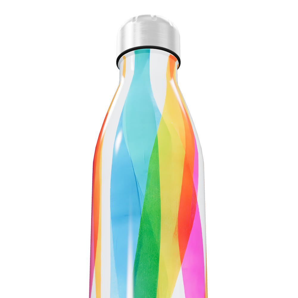 Garrafa Inox Estampada Colorida