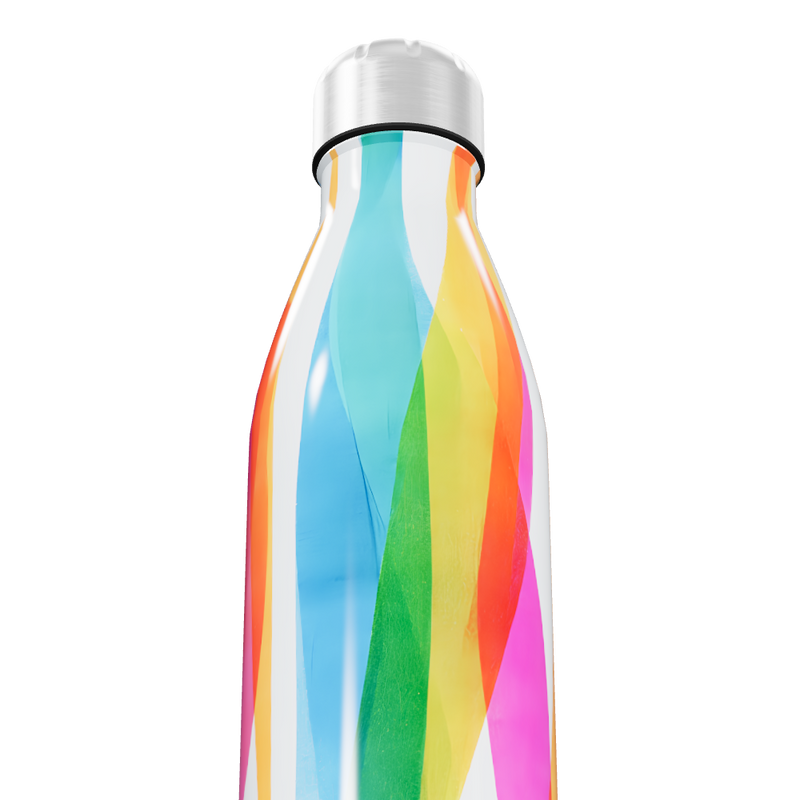 Garrafa Inox Estampada Colorida